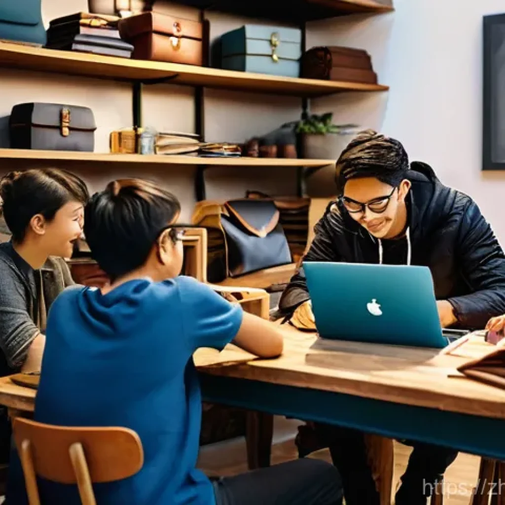 기타 커뮤니티 사이트 - **Prompt:** "A diverse group of young adults, aged 15-25, are deeply immersed in a vibrant online 'v...