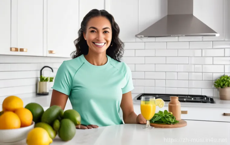 기타 케이스 추천 - A focused and efficient young professional, a woman in her late 20s, with a gentle smile, sits at a ...