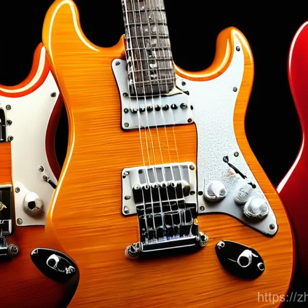 기타 명장 추천 - Here are three detailed image generation prompts in English, designed to capture the essence of diff...