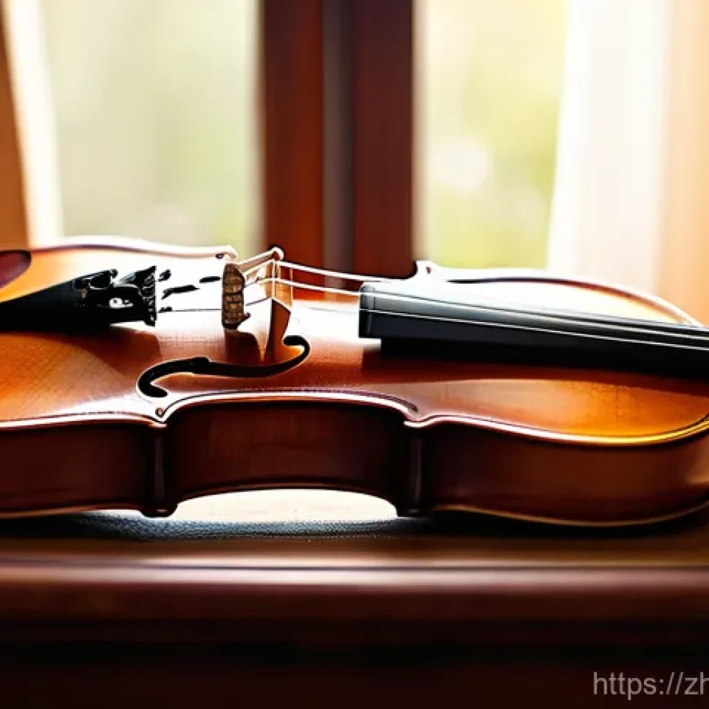 바이올린 케이스 추천 - **Prompt for Traditional Wooden Violin Case:**
    "A photorealistic, richly detailed image of a cla...