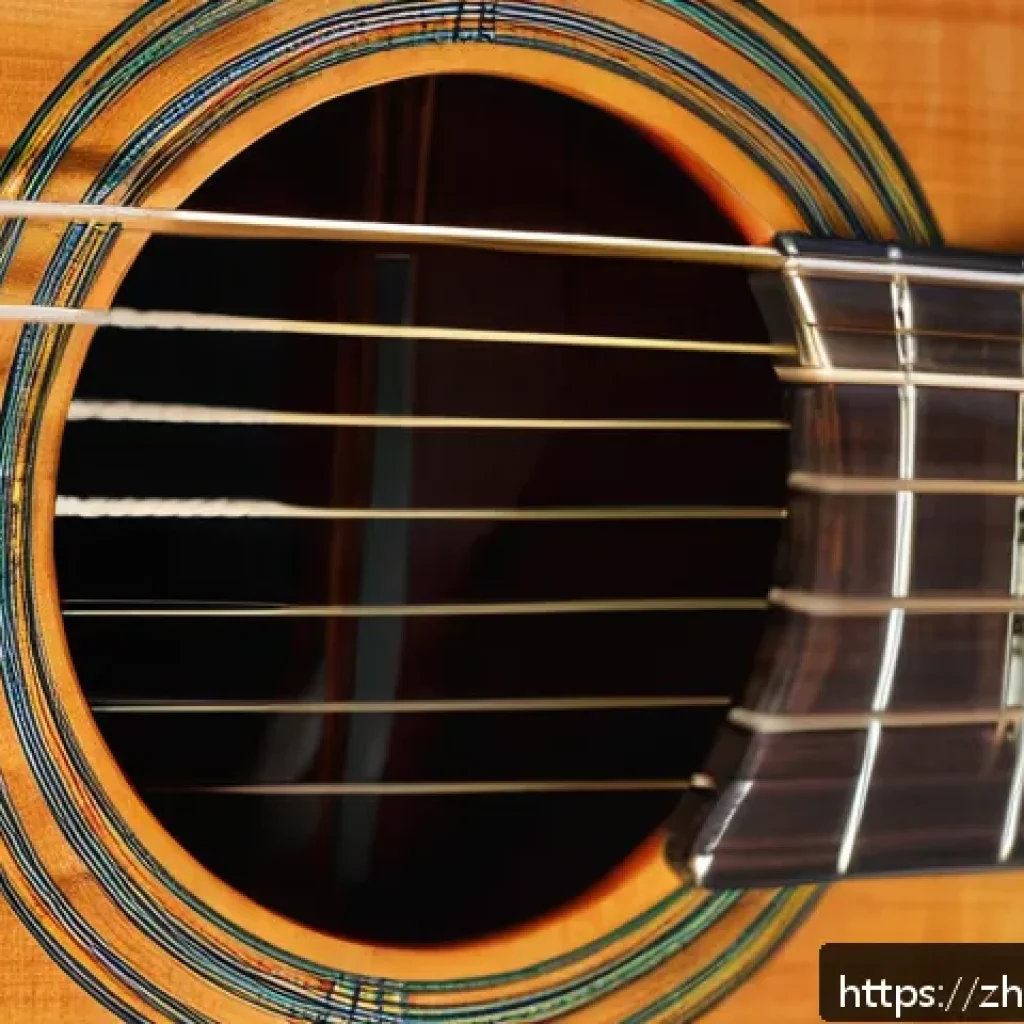 기타 프렛 손상 복구법 - A close-up view of a classical guitar fretboard showing minor scratches and surface wear on nickel-s...